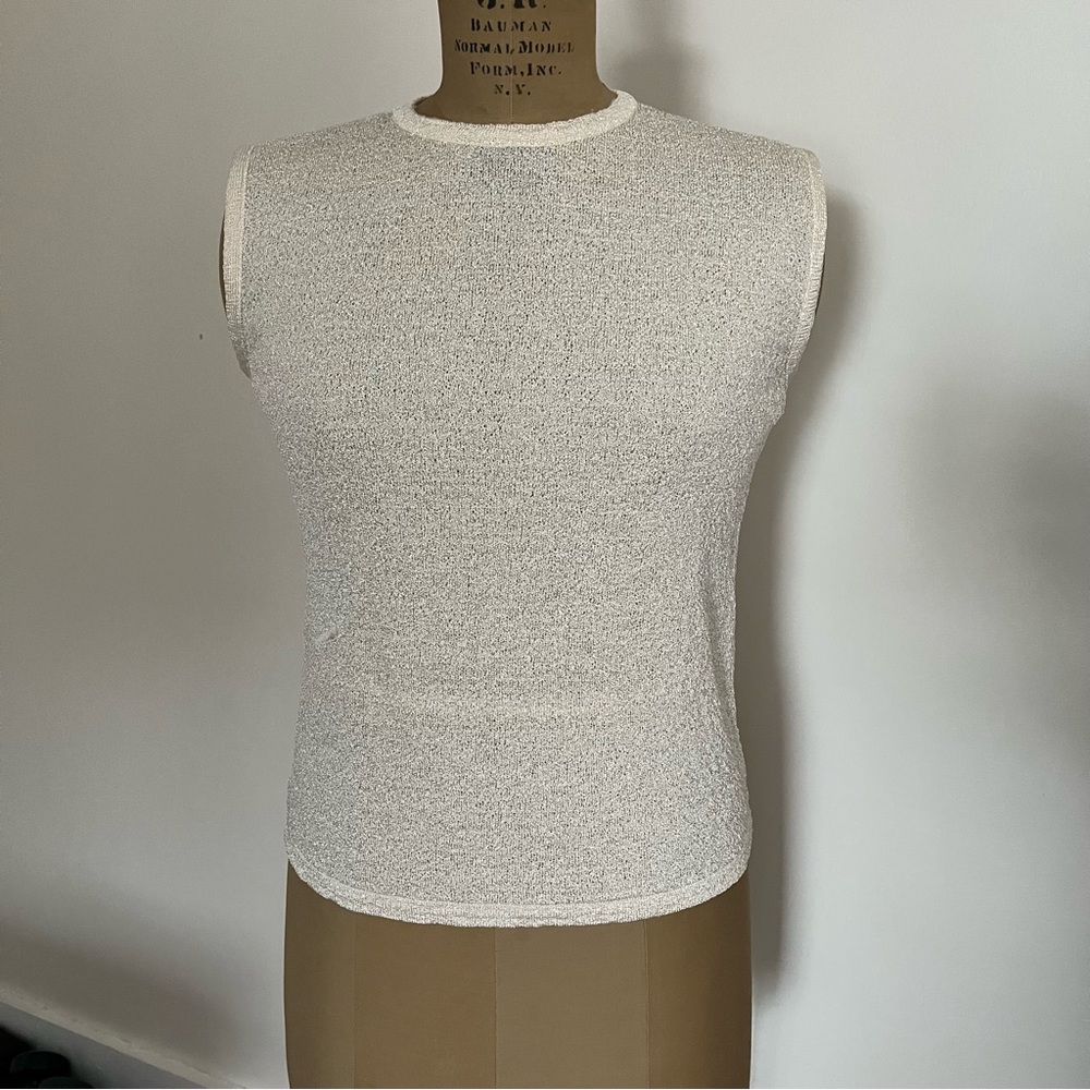 Vintage Bellabuca by Alice Stewart ILGWU Union Made Sleeveless Back Zip Back Top